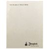 Image 1 : Disneyland Vintage Wally Boag Personal Paper