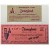 Image 1 : Disneyland Vintage Ticket & Readmission Ticket