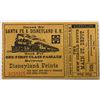 Image 1 : Disneyland 1955 Santa Fe Railroad Ticket