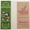 Image 1 : Vintage Unused Disneyland Tickets