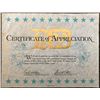 Image 1 : Disneyland 1970's Cast Member Certificate of Appreciation