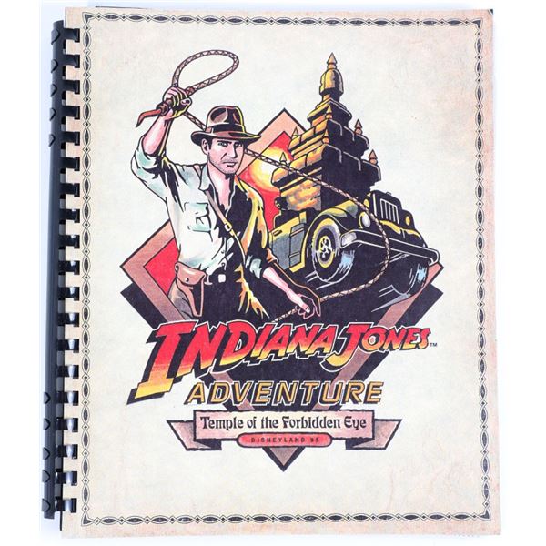 Disneyland Indiana Jones Imagineering Binder