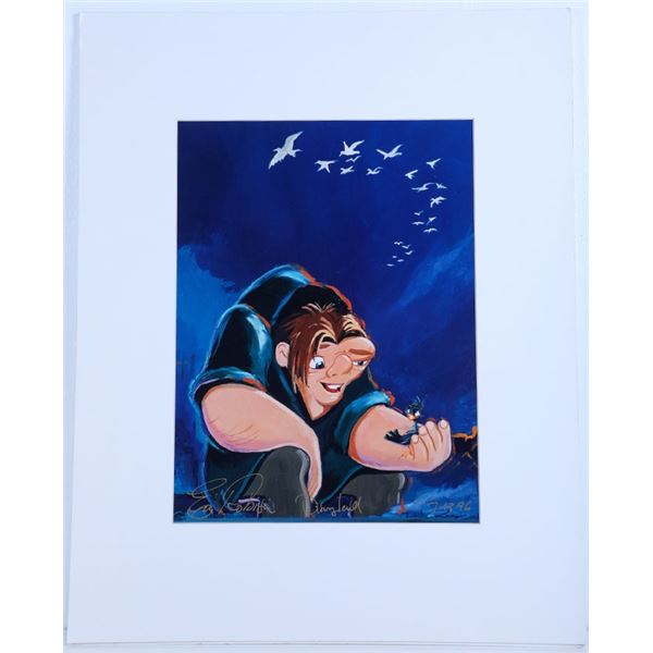 Disney Hunchback of Notre Dame Lithograph Signed Eric Robison