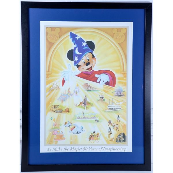 Disneyland  We Make the Magic: 50 Years of Imagineering  Signed Lithograph