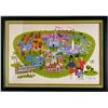 Image 1 : Disneyland SHAG LE 300 Park Map Lithograph