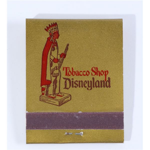 Disneyland Tobacco Shop Matchbook