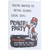 Image 1 : Disneyland 1964 Private Halloween Party Flyer