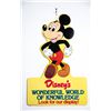 Image 1 : Mickey Mouse Wonderful World of Knowledge Sign
