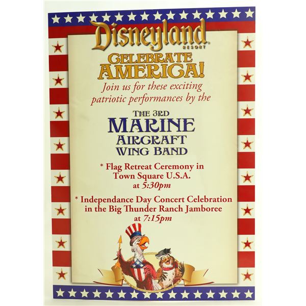Disneyland Celebrate America! Event Poster