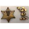 Image 1 : Disneyland Mickey Mouse Sheriff Badge & Large Pin