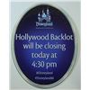 Image 1 : Disneyland Hollywood Backlot Closing Park Sign