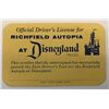 Image 1 : Disneyland 1950's Autopia License