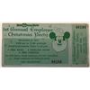 Image 1 : Walt Disney World 1st Annual Christmas Party Ticket