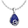 Image 1 : Certified 7.40 Ctw Blue Sapphire And Diamond VS/SI1 Nec
