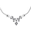 Certified 1.31 Ctw Diamond VS/SI1 Necklace 18K White Go