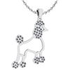Certified 0.26 Ctw Diamond Chinese Century Year Of Dog