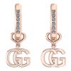 Certified 0.16 Ctw Diamond Alphabet G Earrings For wome