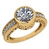 Image 1 : Certified 1.55 Ctw Diamond Wedding/Engagement 14K Yello