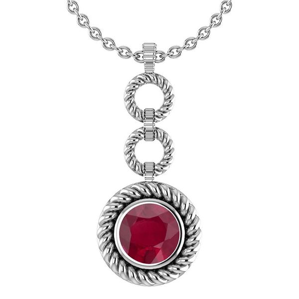 Certified 6.84 Ctw Ruby Necklace For womens New Express