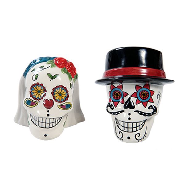 DAY OF THE DEAD SALT & PEPPER SHAKER
