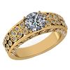 Image 1 : Certified 1.65 Ctw Diamond Engagement /Wedding 14K Yell