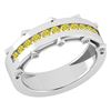 Image 1 : Certified 0.43 Ctw SI2/I1 Treated Fancy Yellow & White