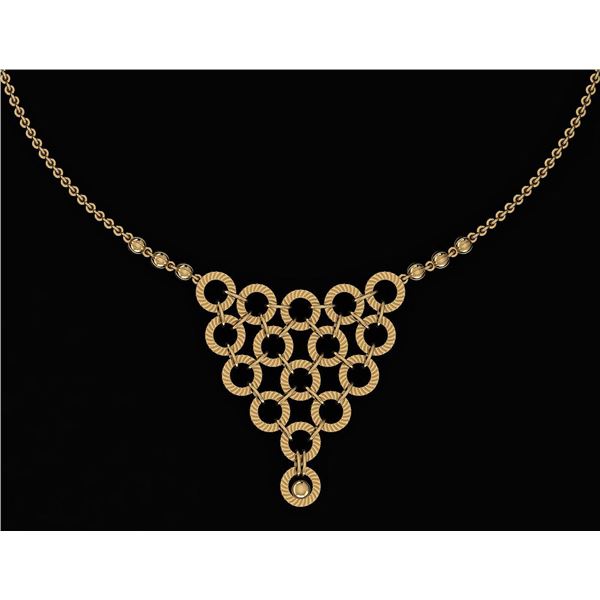 Beautiful 18K Yellow Gold Light Weight Necklace