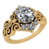 Image 1 : Certified 1.65 Ctw Diamond Wedding/Engagement 14K Yello