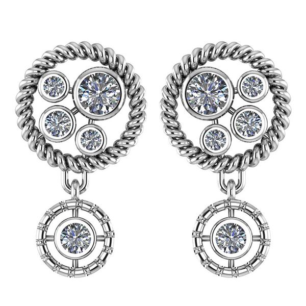 Certified 0.84 Ctw Diamond Wedding/Engagement Style Stu