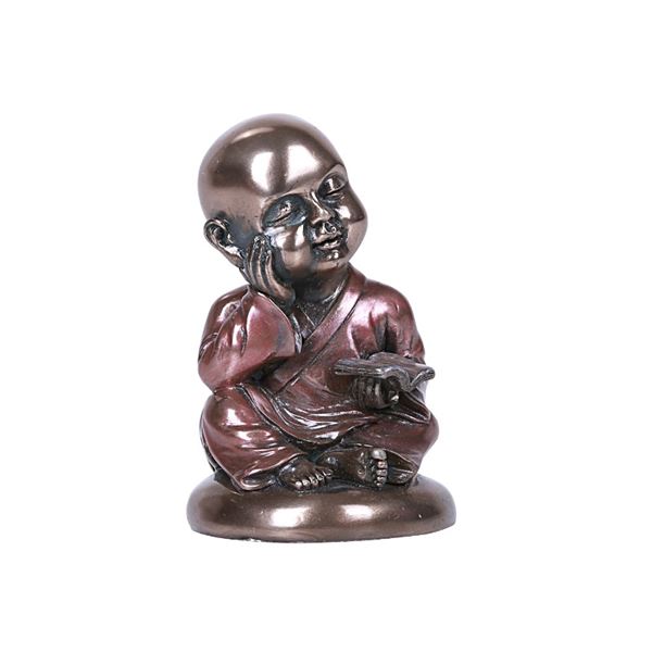 SMALL BUDDHIST MONK FIGURINE