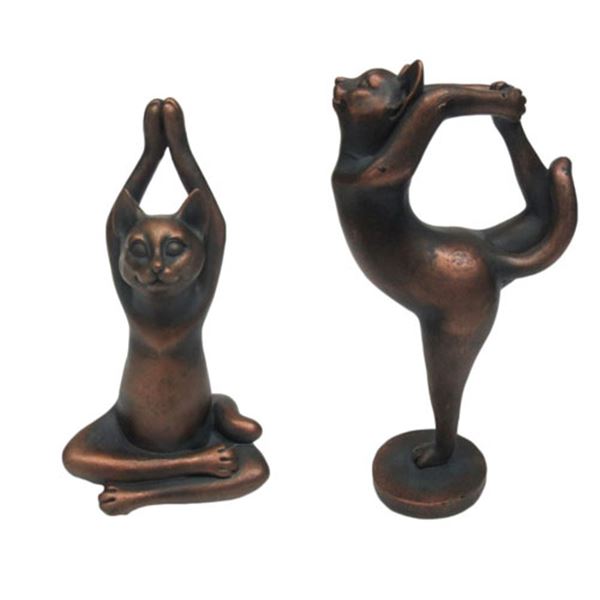 YOGA CATS SET OF 2