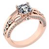 Certified 1.53 Ctw Diamond Wedding/Engagement Style 14k