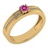 Certified 0.29 Ctw Pink Tourmaline And Diamond 14k Yell