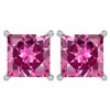 Certified 11.24 Ctw Genuine Pink Tourmaline 14K White G