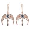 Certified 3.46 Ctw Diamond Eagle Earrings For womens Ne
