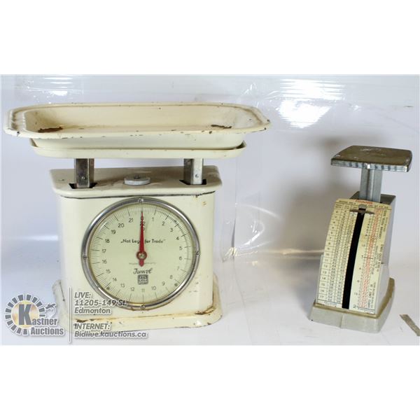 VINTAGE 2 SCALES CANADA POSTAL