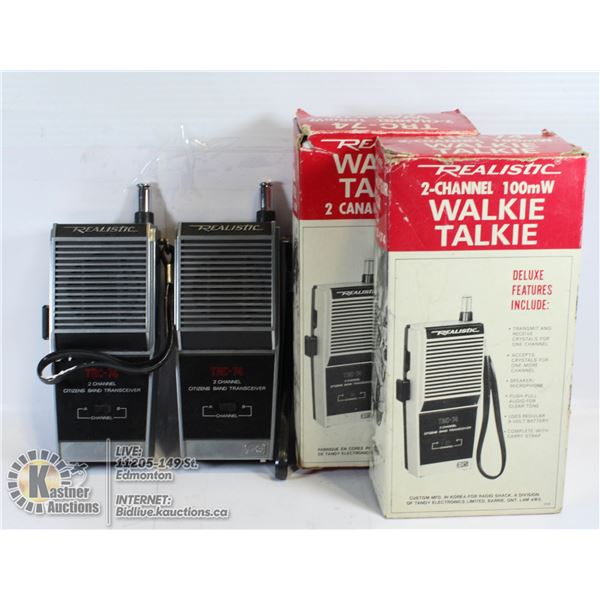 VINTAGE 2 REALISTIC 2 CHANNEL