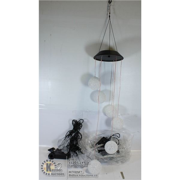 FLAT OF ASSORTED SOLAR STRING LIGHTS