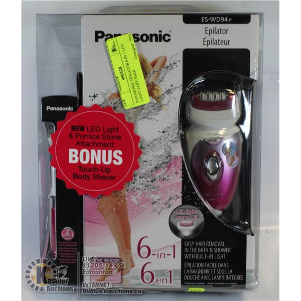 PANASONIC EPILATOR 6 IN 1 LED LIGHT EASY HAIR