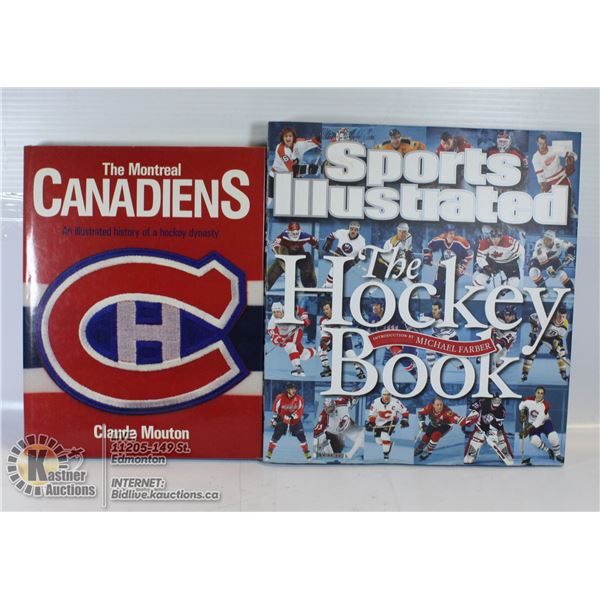 2 HARD COVER BOOKS (MONTREAL CANADIN HISTORY AND