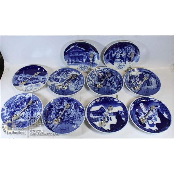 COLLECTOR PLATES-  JULEN PORSGRUND  1980-89