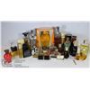 Image 1 : VINTAGE PERFUME BOTTLES- ASSORTED LOT OF 27