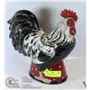 Image 1 : PORCELAIN CHICKEN COOKIE JAR LARGE APPROX 15 INCH