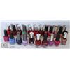 22 BOTTLES OF NEW NAIL POLISH