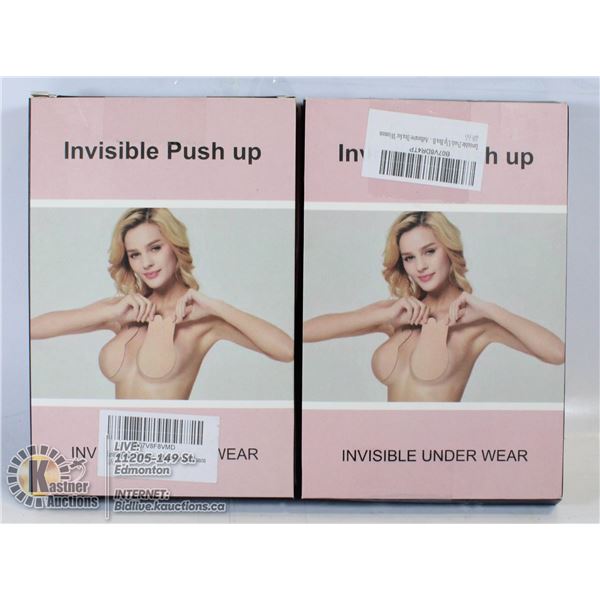 2 - INVISIBLE PUSH UP BRAS