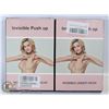 2 - INVISIBLE PUSH UP BRAS