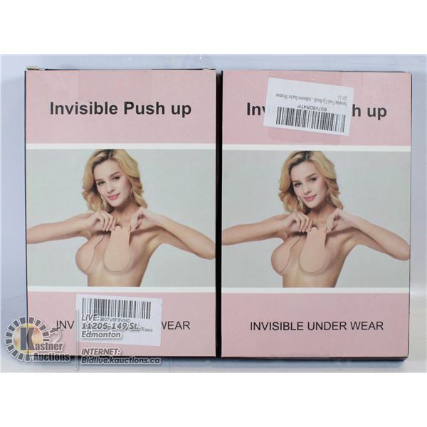 2 - INVISIBLE PUSH UP BRAS