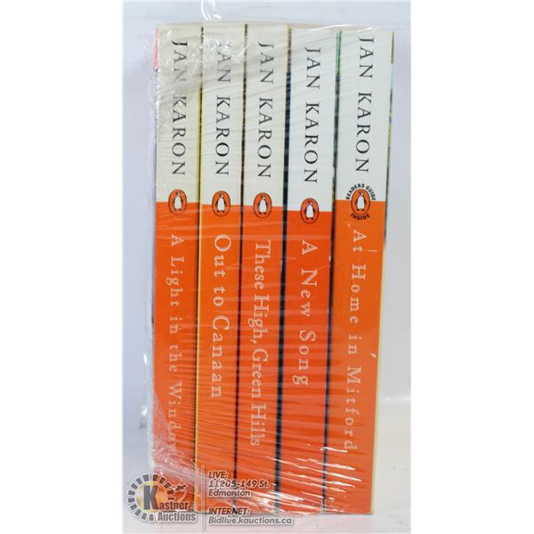 TRADE PAPER BOOKS- LOT OF 5- AUTHOR JAN KARON