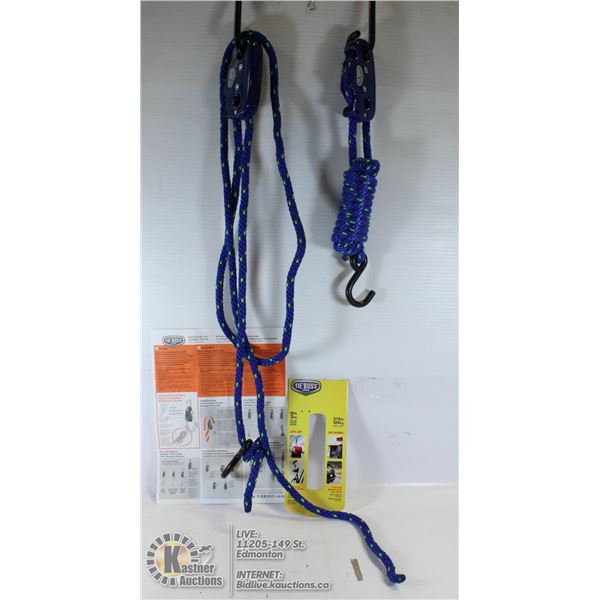 BOX WITH NEW 2-PACK "TIE BOSS" E/8 INCH X 10 FT.