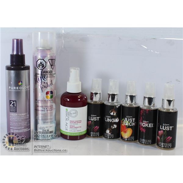 FLAT WITH NEW PUREOLOGY WIND TOSSED TEXTURE SPRAY